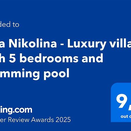 Villa Nikolina - Luxury Villa With 5 Bedrooms And Swimming Pool Vodnjan Luaran gambar